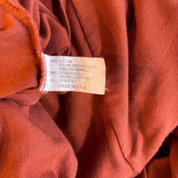 Blue Canoe Organic Cotton Dress Tie Sleeves Comfy Size Large Made in the USA - Picture 9 of 10